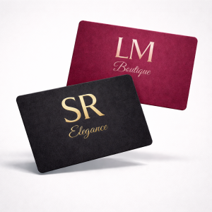 Cartes de visite standards