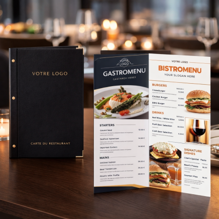 Menus pour restaurants