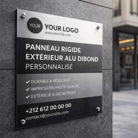 Panneaux rigides extérieurs (Alu Dibond)